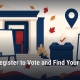 Fostoria News: Illustration, with headline: How to Register to Vote and Find Your Polling Place